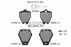 Textar Brake Pads Full Set Of 4 Front With Brake Caliper Screws With Counterweights 2145201 thumbnail