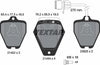 Textar Brake Pads Full Set Of 4 Front With Brake Caliper Screws With Counterweights 2145201 thumbnail