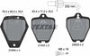 Textar Brake Pads Full Set Of 4 Front With Brake Caliper Screws With Counterweights 2145401 thumbnail