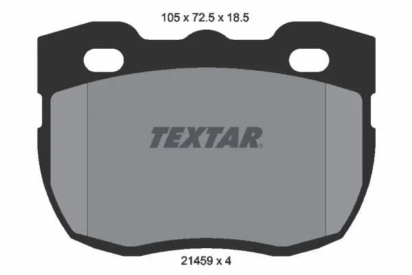 Textar Brake Pads Full Set Of 4 Front 2145901 - image 4
