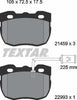 Textar Brake Pads Full Set Of 4 Front 2145905 thumbnail