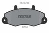 Textar Brake Pads Full Set Of 4 Front 2147001 thumbnail