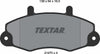Textar Brake Pads Full Set Of 4 Front 2147001 thumbnail
