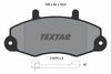 Textar Brake Pads Full Set Of 4 Front With Accessories 2147002 thumbnail
