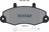 Textar Brake Pads Full Set Of 4 Front With Accessories 2147002 thumbnail