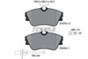 Textar Brake Pads Full Set Of 4 Front With Brake Caliper Screws 2147903 thumbnail
