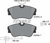 Textar Brake Pads Full Set Of 4 Front With Brake Caliper Screws 2147903 thumbnail