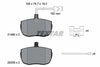 Textar Brake Pads Full Set Of 4 Front 2148001 thumbnail