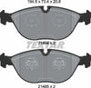 Textar Brake Pads Full Set Of 4 Front 2148401 thumbnail