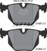 Textar Brake Pads Set Brake Pads Full Set Of 4 Rear 2148703 thumbnail
