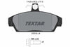 Textar Brake Pads Full Set Of 4 Front With Brake Caliper Screws 2151801 thumbnail