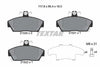 Textar Brake Pads Full Set Of 4 Front With Brake Caliper Screws 2152001 thumbnail