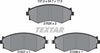 Textar Brake Pads Full Set Of 4 Front 2152601 thumbnail