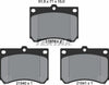 Textar Brake Pads Full Set Of 4 Front 2153901 thumbnail
