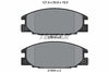 Textar Brake Pads Full Set Of 4 Front 2154302 thumbnail