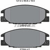 Textar Brake Pads Full Set Of 4 Front 2154302 thumbnail