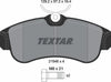 Textar Brake Pads Full Set Of 4 Front 2154601 thumbnail
