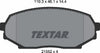 Textar Brake Pads Full Set Of 4 Front 2155202 thumbnail