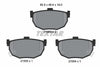 Textar Brake Pads Set Brake Pads Full Set Of 4 Rear 2155301 thumbnail