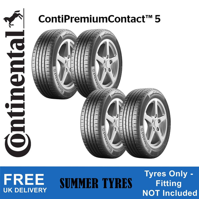 Continental Premium Contact 5 CS CA 215/55 R17 94V Tyre Summer Set of 4 - image 2