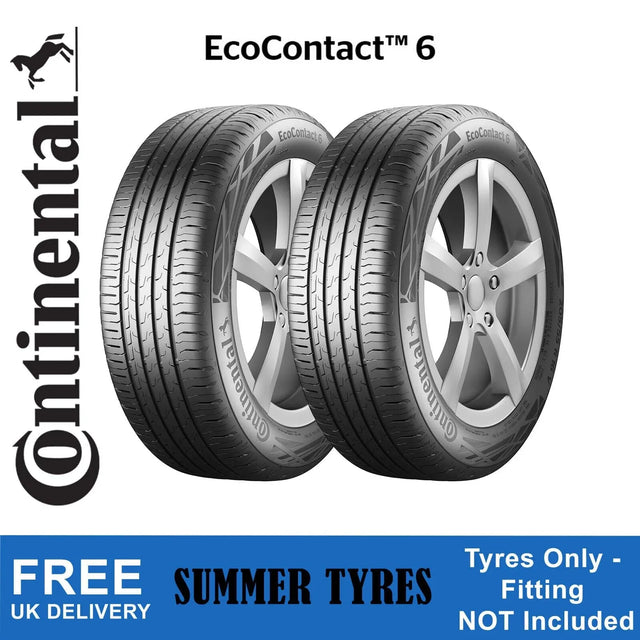 Continental Ecocontact 6 215/55 R17 94V Tyre Summer EU Label A/A 71dB Set of 2 - Free Delivery - image 2