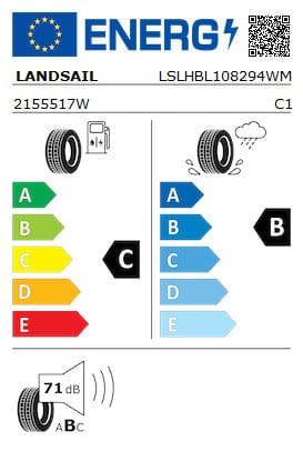 Landsail LS588 215/55 R17 94W Tyre Summer EU Label C/B 71dB Set of 4 - image 3