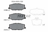 Textar Brake Pads Full Set Of 4 Front 2156801 thumbnail