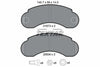 Textar Brake Pads Full Set Of 4 Front With Brake Caliper Screws With Accessories 2157302 thumbnail