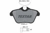 Textar Brake Pads Full Set Of 4 Rear With Brake Caliper Screws 2160601 thumbnail