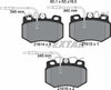 Textar Brake Pads Full Set Of 4 Front 2161403 thumbnail