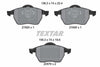 Textar Brake Pads Full Set Of 4 Front 2162402 thumbnail