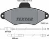 Textar Brake Pads Full Set Of 4 Front 2163102 thumbnail