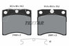 Textar Brake Pads Full Set Of 4 Front With Accessories 2163501 thumbnail