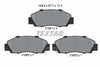 Textar Brake Pads Full Set Of 4 Front Rear 2165101 thumbnail