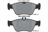 Textar Brake Pads Full Set Of 4 Front 2166404 thumbnail