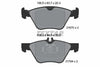 Textar Brake Pads Full Set Of 4 Front 2167001 thumbnail