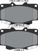 Textar Brake Pads Full Set Of 4 Front 2168001 thumbnail