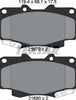 Textar Brake Pads Full Set Of 4 Front 2168003 thumbnail