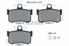 Textar Brake Pads Full Set Of 4 Rear With Brake Caliper Screws 2168202 thumbnail