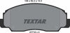 Textar Brake Pads Full Set Of 4 Front 2171201 thumbnail