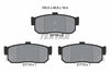 Textar Brake Pads Set Brake Pads Full Set Of 4 Rear 2171301 thumbnail