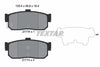 Textar Brake Pads Set Brake Pads Full Set Of 4 Rear 2171401 thumbnail