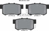 Textar Brake Pads Set Brake Pads Full Set Of 4 Rear 2171901 thumbnail