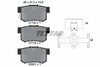 Textar Brake Pads Set Brake Pads Full Set Of 4 Rear 2172001 thumbnail