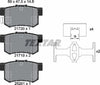 Textar Brake Pads Set Brake Pads Full Set Of 4 Rear 2172001 thumbnail