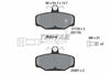 Textar Brake Pads Full Set Of 4 Rear With Brake Caliper Screws 2172901 thumbnail