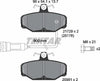 Textar Brake Pads Full Set Of 4 Rear With Brake Caliper Screws 2172901 thumbnail