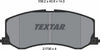 Textar Brake Pads Full Set Of 4 Front 2173001 thumbnail