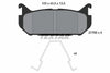 Textar Brake Pads Full Set Of 4 Rear With Accessories 2176603 thumbnail