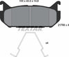 Textar Brake Pads Full Set Of 4 Rear With Accessories 2176603 thumbnail